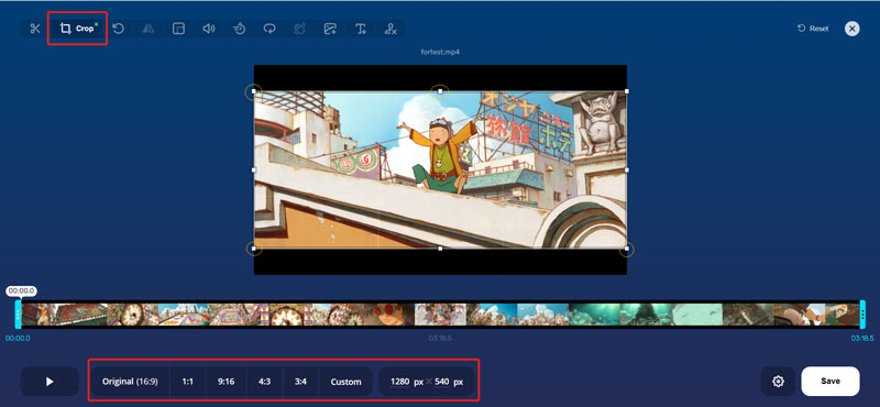 123Apps Crop a Video Online