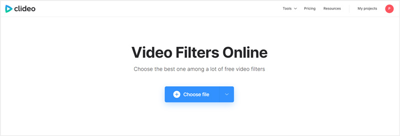 Clideo Video Filters Online
