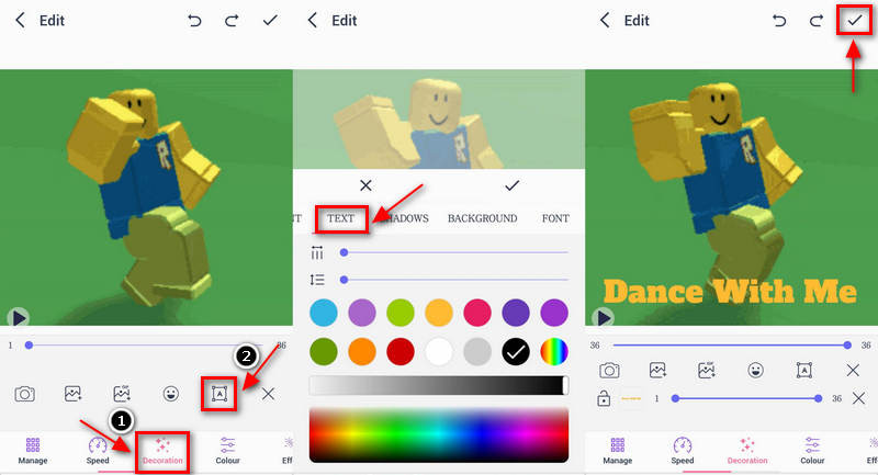 GIF Maker Editor Add Text