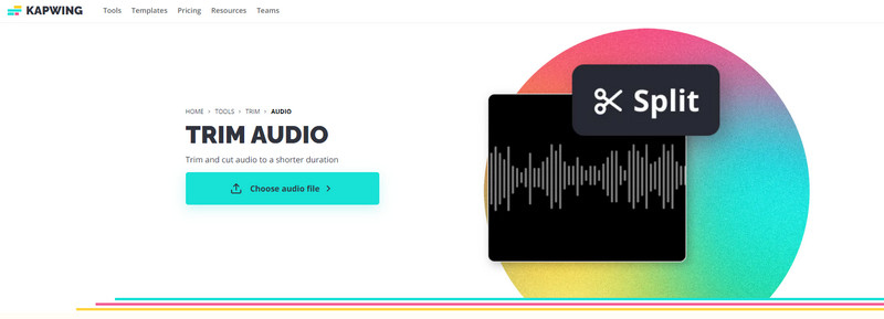 Trim Audio Kapwing
