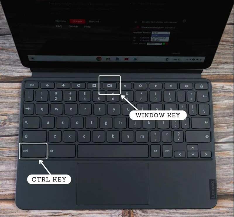 Record Chromebook Shorcut