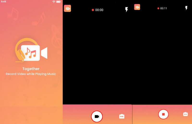 Together Keep Music Playing While recording on Android