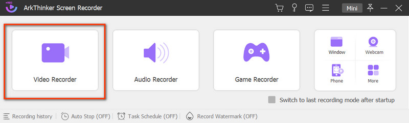 Choose Video Recorder