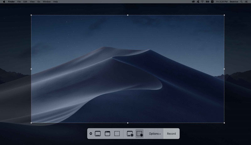 Screenshot Menu
