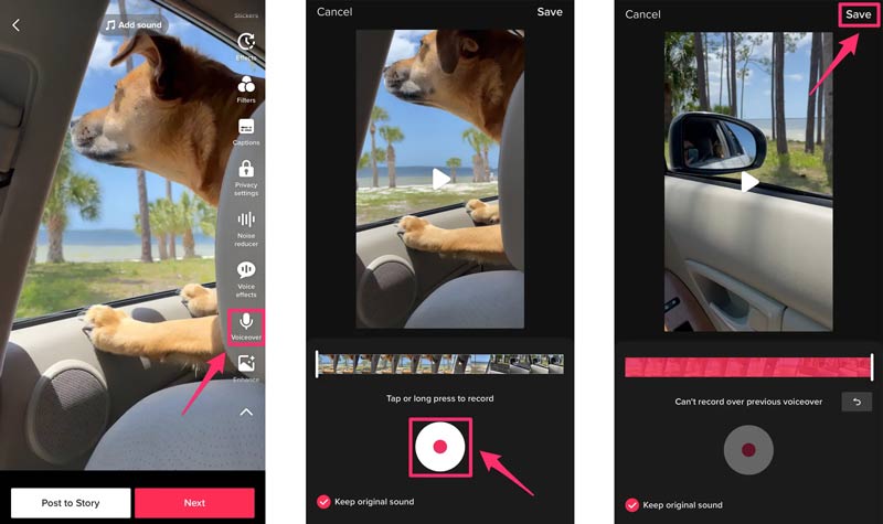 Add Voiceover to TikTok Video