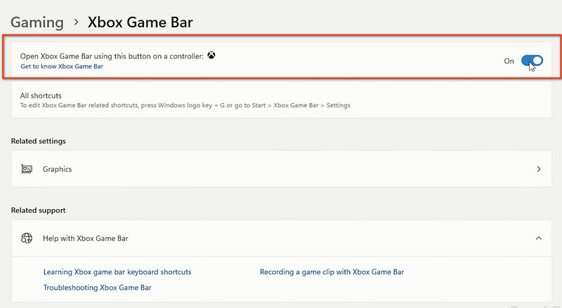 Turn Off Game Bar