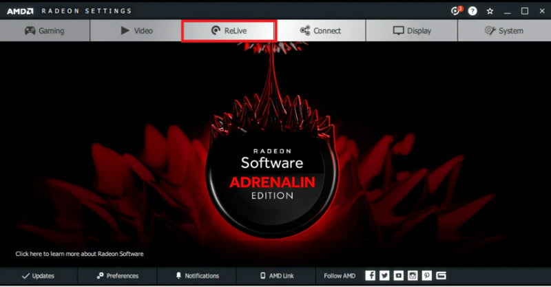 Install Radeon Relive