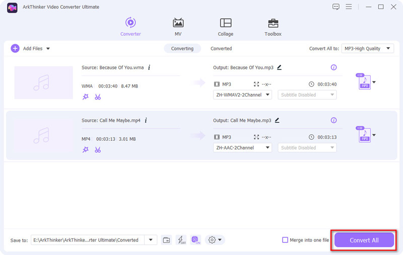 Start Convert MP3
