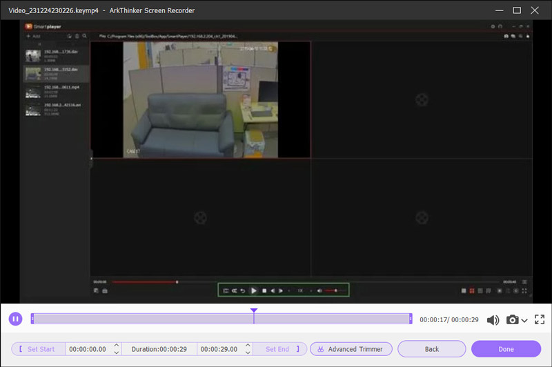 Save DAV Recording File