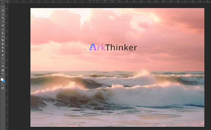 Add Image Watermark on Photo Photoshop