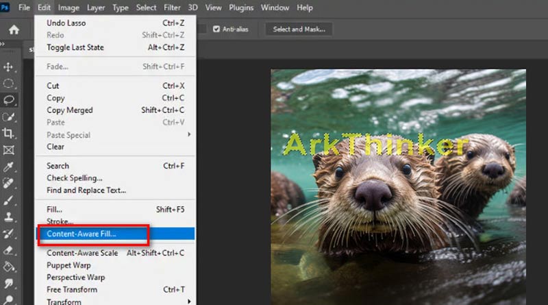 Content Aware Fill in Photoshop