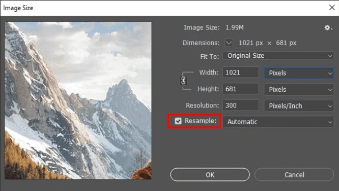 Analyze the Resample