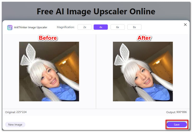 Arkthinker Save Unblur Image