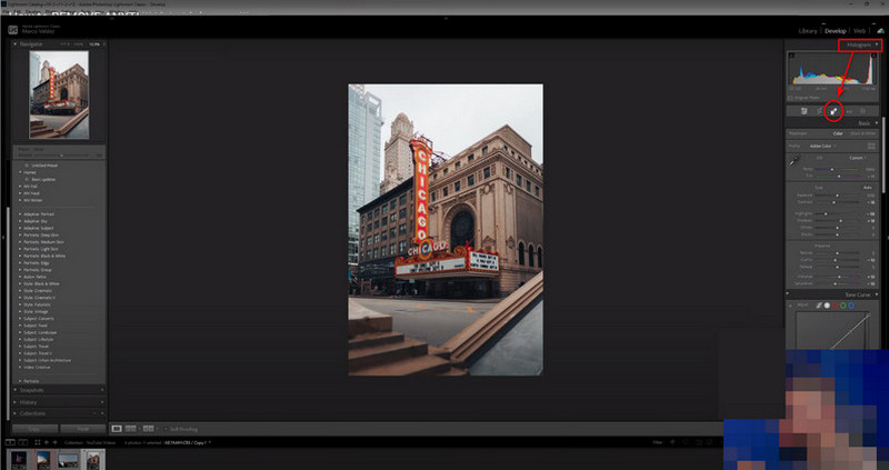 Remove Watermark in Lightroom PC