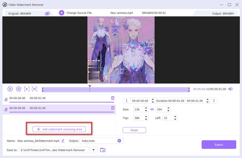 Add DeviantArt Watermark Area