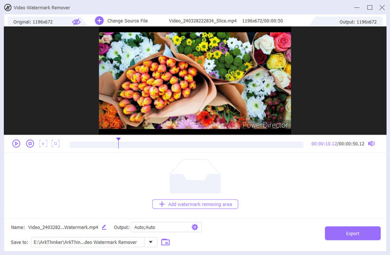 Add PowerDirector Video File