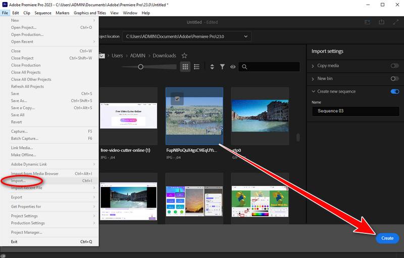 Import the Image