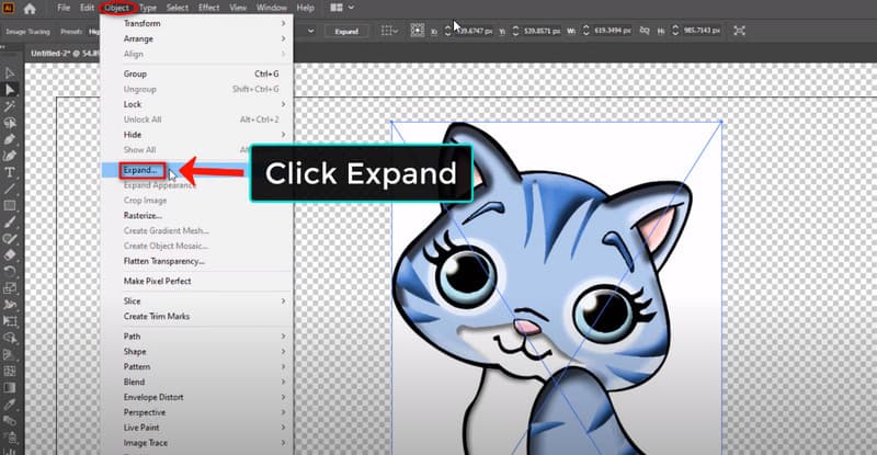 Open Expand and Delete Background