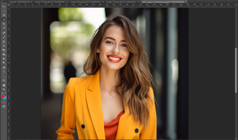 Quick Selection Select Background