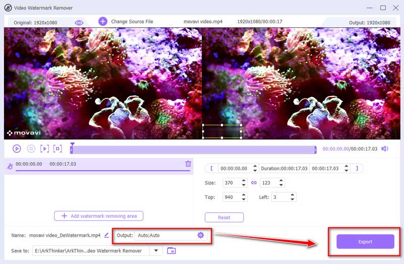 Remove Movavi Watermark from Video