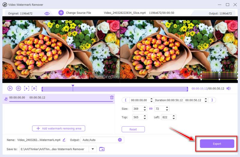 Remove PowerDirector Watermark from Video