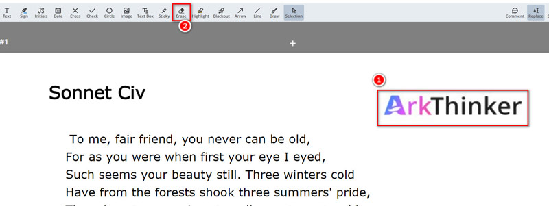 Remove Watermark from PDF in PDF Filler