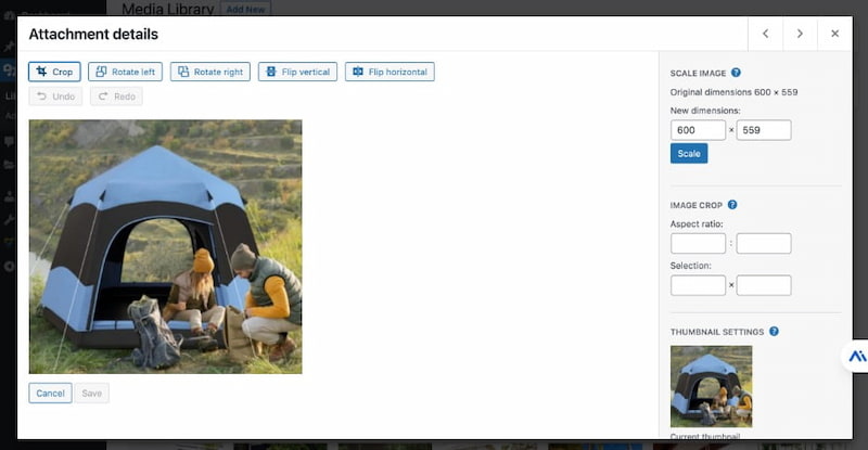 Resize WordPress Images