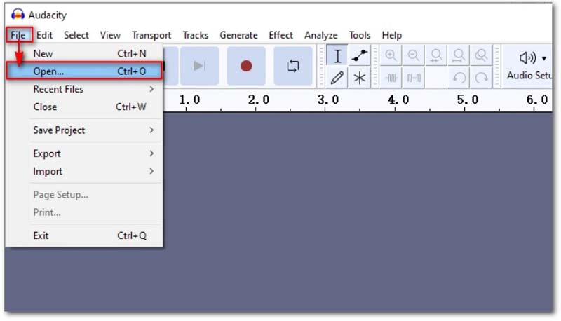 Audacity Add WAV Files