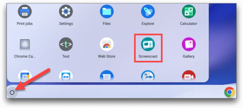 Chromebook Screen Screencast App