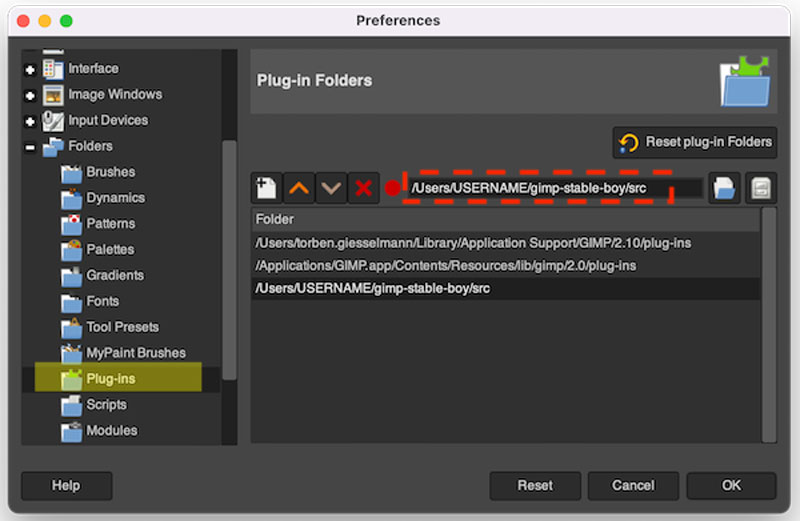 Download Stable Bog Plugin in Gimp
