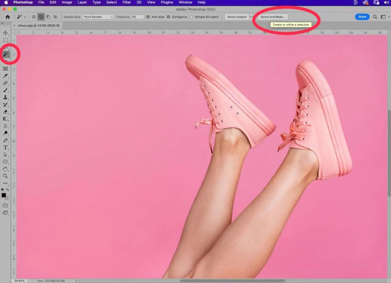 Photoshop Quick Selection