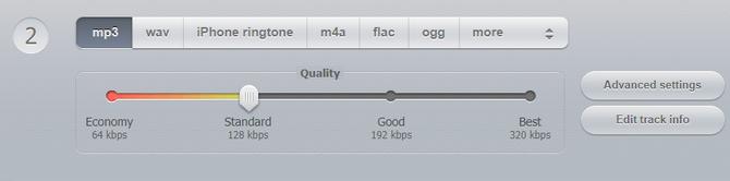 Select MP3 Output Online