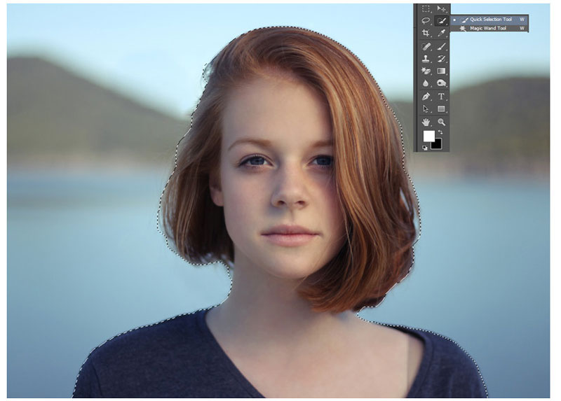 Select Photo Background in Photoshop