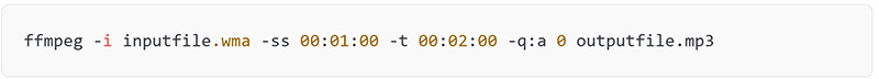 FFmpeg Trim Mp3