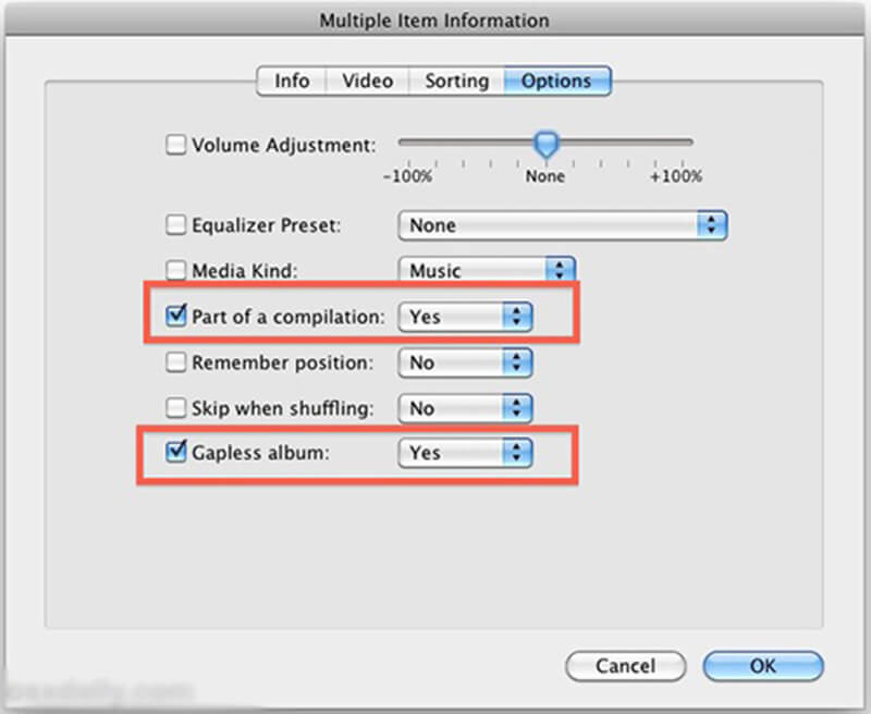 iTunes Merge Mp3 File