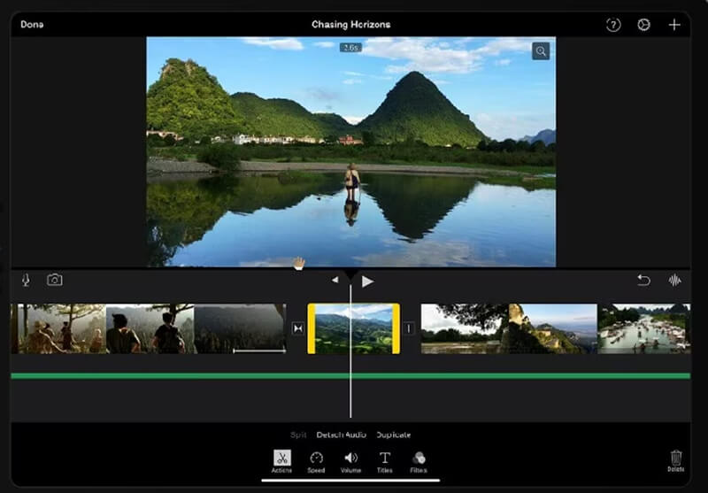 Trim Mp4 in iMovie