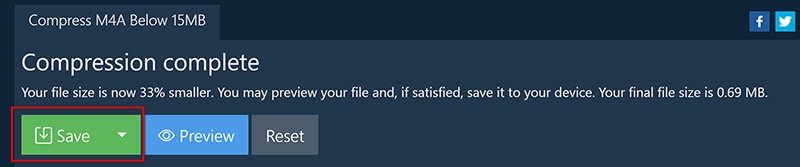 Compress Download M4a In Ezyzip