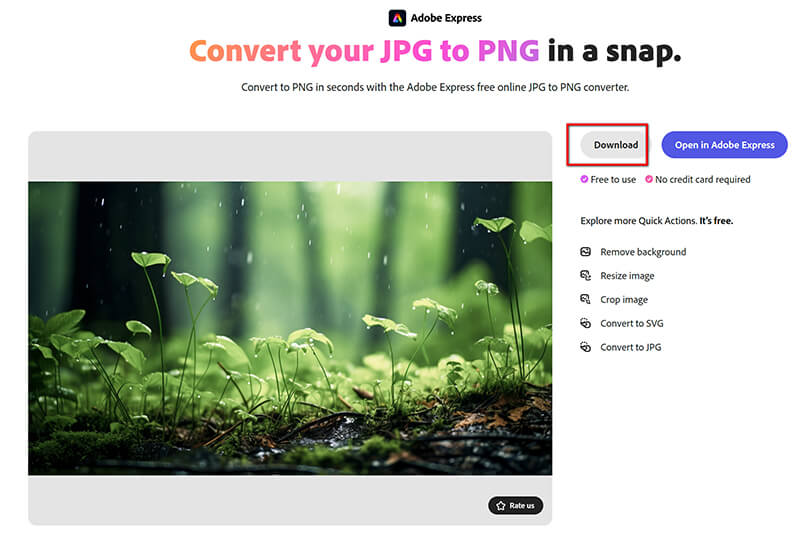 Convert Jpg to Png Adobe Online