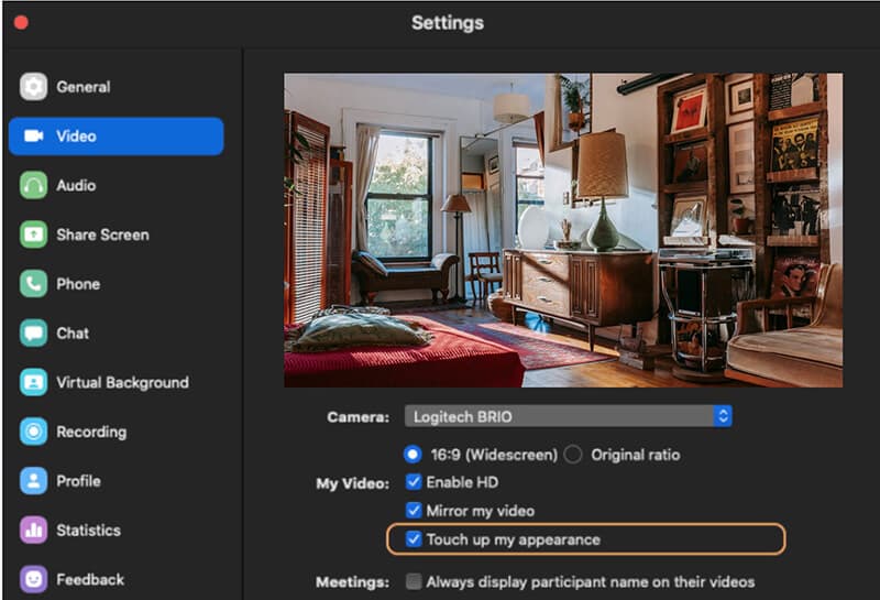 Add Studio Effects In Zoom