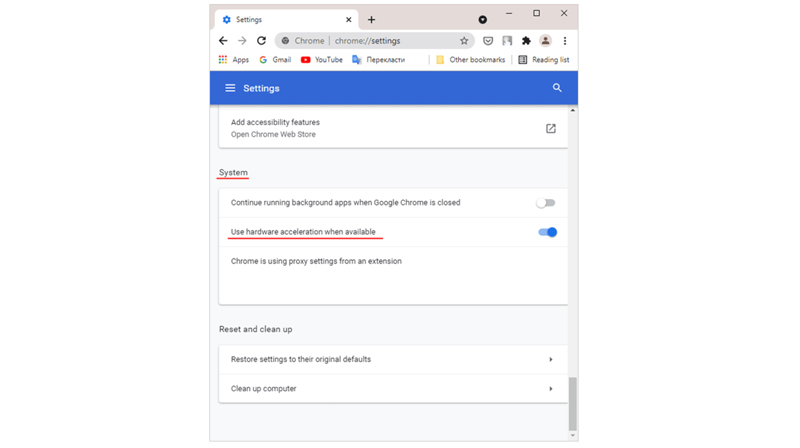 Disable Firefox Hardware Acceleration