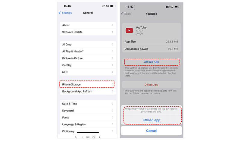 Offload Youtube App