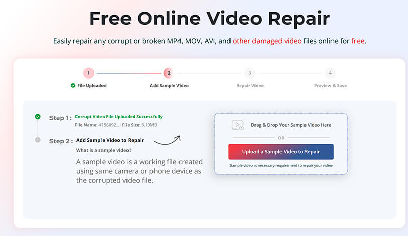 Upload Sample Video Stellar