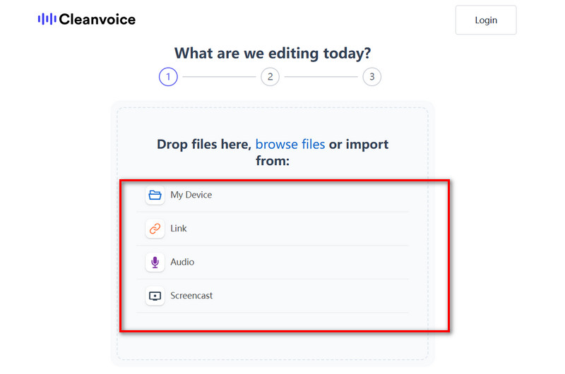Clearvoice Upload