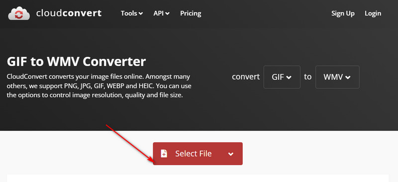 Cloudconvert Add GIF
