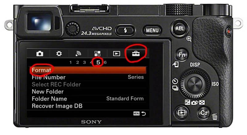 Format Sony Camera
