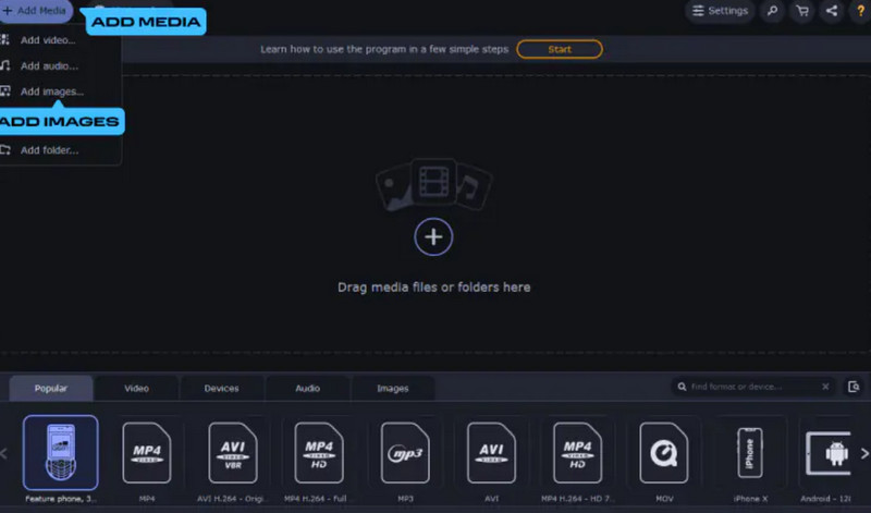 Movavi Add GIF