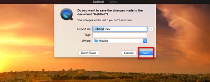 Quicktime Save